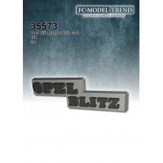 Opel Blitz Plaque (2cm x 4cm)