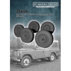 1/35 Land Rover Weighted Wheels for Italeri kits