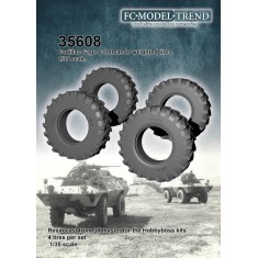 1/35 M-706 Commando Weighted Wheels for HobbyBoss kits