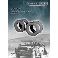 1/35 Horch 108 Typ 40 Weighted Wheels for ICM Kit