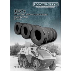 1/35 ADGZ M35 Weighted Wheels for HobbyBoss kits