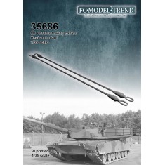 1/35 M1 Abrams Towing Cables (3d printed, heat and adapt)