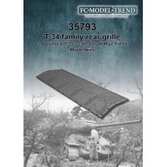 1/35 T-34 Family Engine Cover Grille for Rye Field Model 