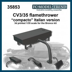 1/35 CV3 35 Flame Thrower "Compacto" Italian version for Bronco kits