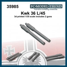 1/35 KwK36 L/45 Gun Barrel (2pcs)