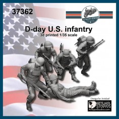 1/35 US Infantry, D-Day (5 figures)