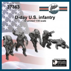 1/35 US D-day Infantry (5 figures)