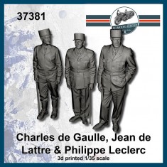 1/35 WWII French Generals (3 figures)