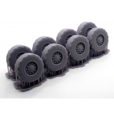 1/35 Faun SL-T-56 Weighted Wheels for Trumpeter kit