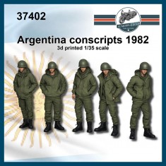 1/35 Argentina Conscripts 1982 (5 figures)