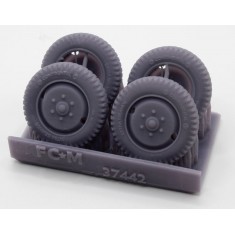 1/35 Steyr 1500a Weighted Wheels Set (3D Printed)