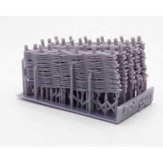 1/35 Woven Wooden Fence (3D Printed)