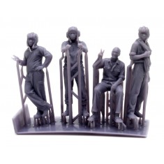 1/35 African Warlord Tank Crew Figures (3D Printed) #4