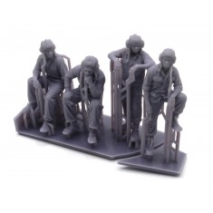 1/35 African Warlord Tank Crew Figures (3D Printed) #3