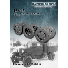 1/48 GAZ AA Weighted Wheels for Tamiya kits