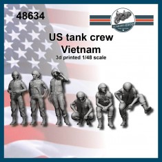1/48 Vietnam War US Tank Crews (6 figures)