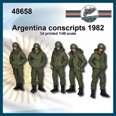 1/48 Argentina Conscripts 1982 (5 figures)