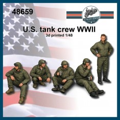 1/48 WWII US Tank Crews (5 figures)