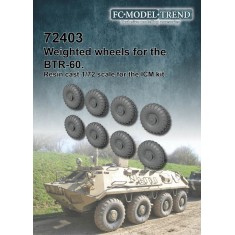 1/72 BTR-60 Weighted Wheels for ICM kit