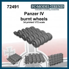 1/72 Panzer IV Burnt Wheels