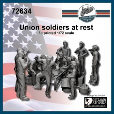 1/72 Union Soldiers At Rest