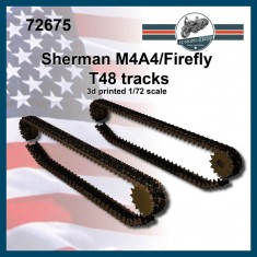 1/72 T48 Tracks for Sherman M4A4/Firefly