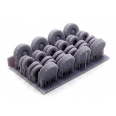 1/72 SL-T56 Weighted Wheels for Takom kit