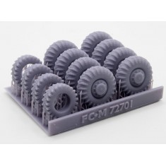 1/72 MAZ 537G and CHMZAP 5247G Trailer Wheels