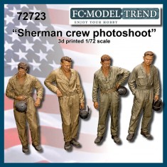 1/72 Sherman Crew Photoshoot