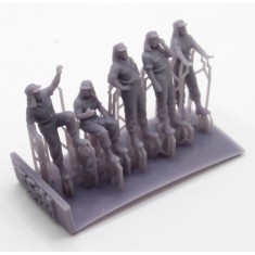 1/72 Spanish Legion M24 Crew 1960 Figures (3D Printed) #3