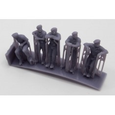 1/72 Pakistan M24 Chaffee Crew Figures (3D Printed)
