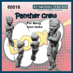 Q Figure - Panther Crew for Meng WWT Toon Tanks (1 figure)