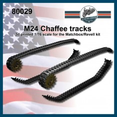 1/76 M24 Chaffee Tracks for Matchbox/Revell kits