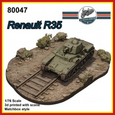 1/76 Renault R35 Diorama