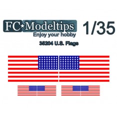 Water-slide Decal for 1/35 Adaptable Flag US