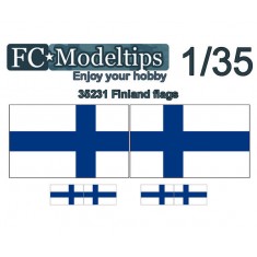 Water-slide Decal for 1/35 Adaptable Flags Finland