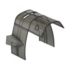 1/32 Me 109 Engine Cowling for Eduard kit