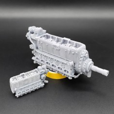 1/18 Daimler-Benz DB 605A Stand-Alone Aircraft Engine
