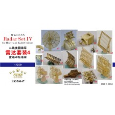 1/350 WWII USN Radar Set IV for Heavy and Light Cruisers