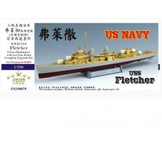 1/350 WWII USN Fletcher (Late Bridge) Complete Upgrade Set for Trumpeter kit #05304