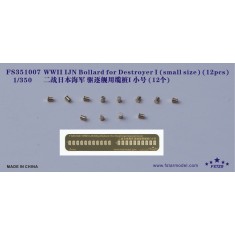 1/350 WWII IJN Bollards Set I for Destroyer - Small Size (12pcs)