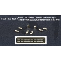 1/350 WWII IJN Type 93 Torpedo Warheads Set (8pcs)