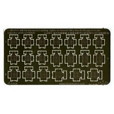 1/350 WWII IJN Platforms for Landing Lights on Aircraft Carrier Ship Boards