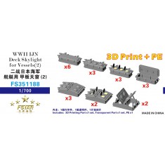 1/350 WWII IJN Deck Skylight for Vessels(2)