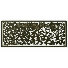 1/48 Spray Mask for Large Scale Models Mottled Weathering Effect