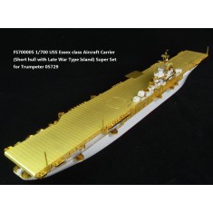 1/700 USS Essex Carrier (Short Hull w/Late War Island) Detail Set for Trumpeter 05729