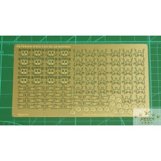 1/700 WWII USN Quad Bofors Set (1 photo-etched sheet)