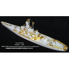 1/700 WWII USS BB-59 Massachusetts Super Detail-up Set for Trumpeter 05761 kit