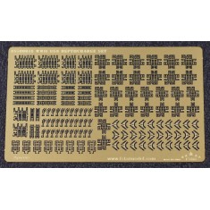 1/700 WWII USN Depth Charge Set (1 photo-etched sheet)