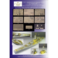1/700 WWII USN North Carolina Class BB-56 Washington Upgrade Set for Trumpeter 05735 kit